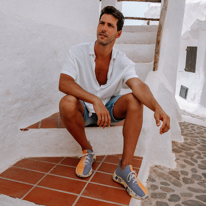 Grey & Yellow Mijas Men