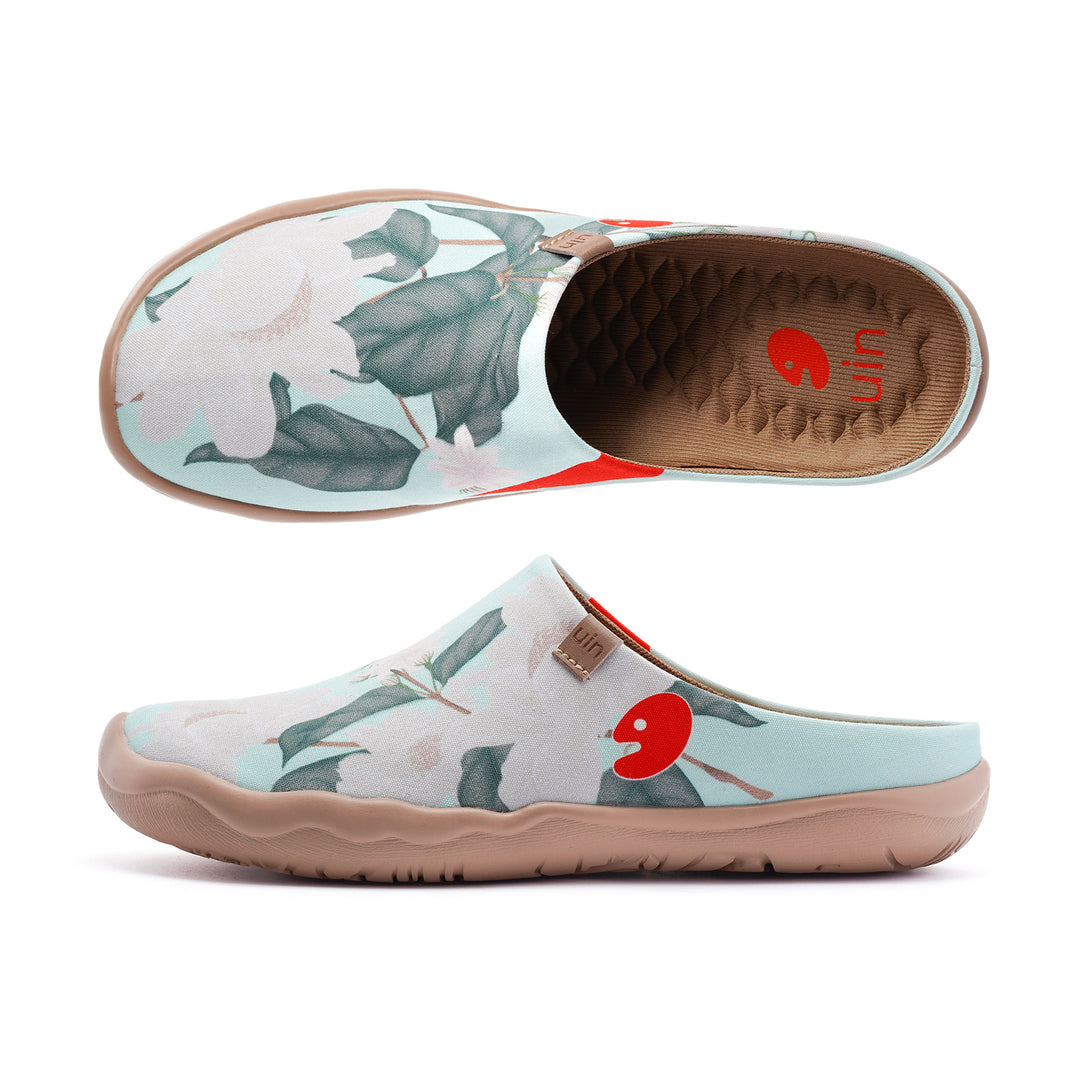 Minty Peony Malaga Slipper Women