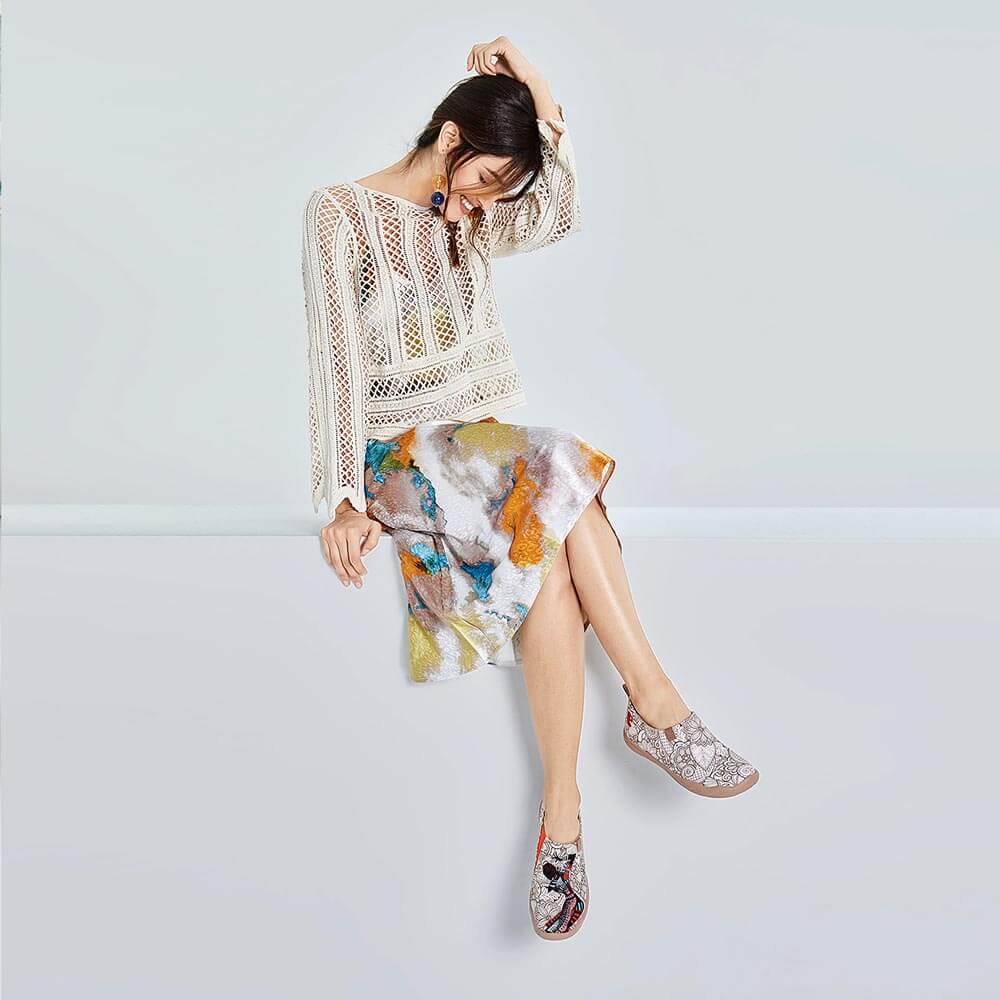 UIN Footwear Women BLACK PEARL Canvas loafers