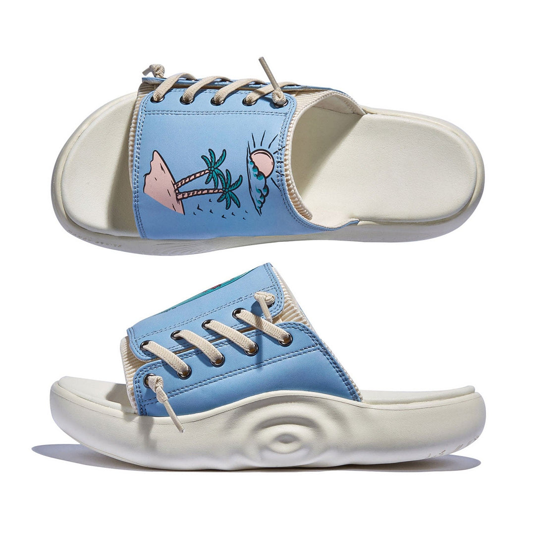 UIN Women's Summer Chunky Platform Slide Wedges Sandal Comfortable