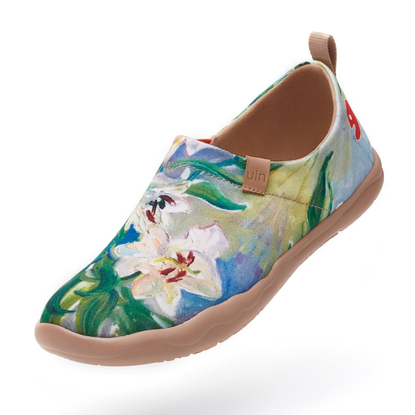UIN Women's Art Painted Travel Shoes Slip On Canvas Casual Loafers