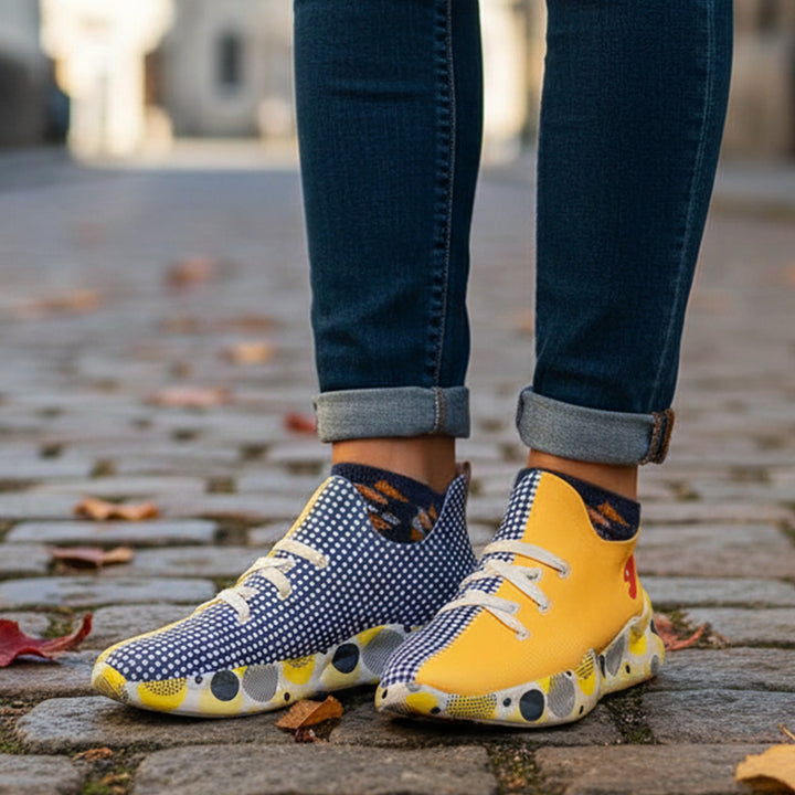 Grey & Yellow Mijas Women