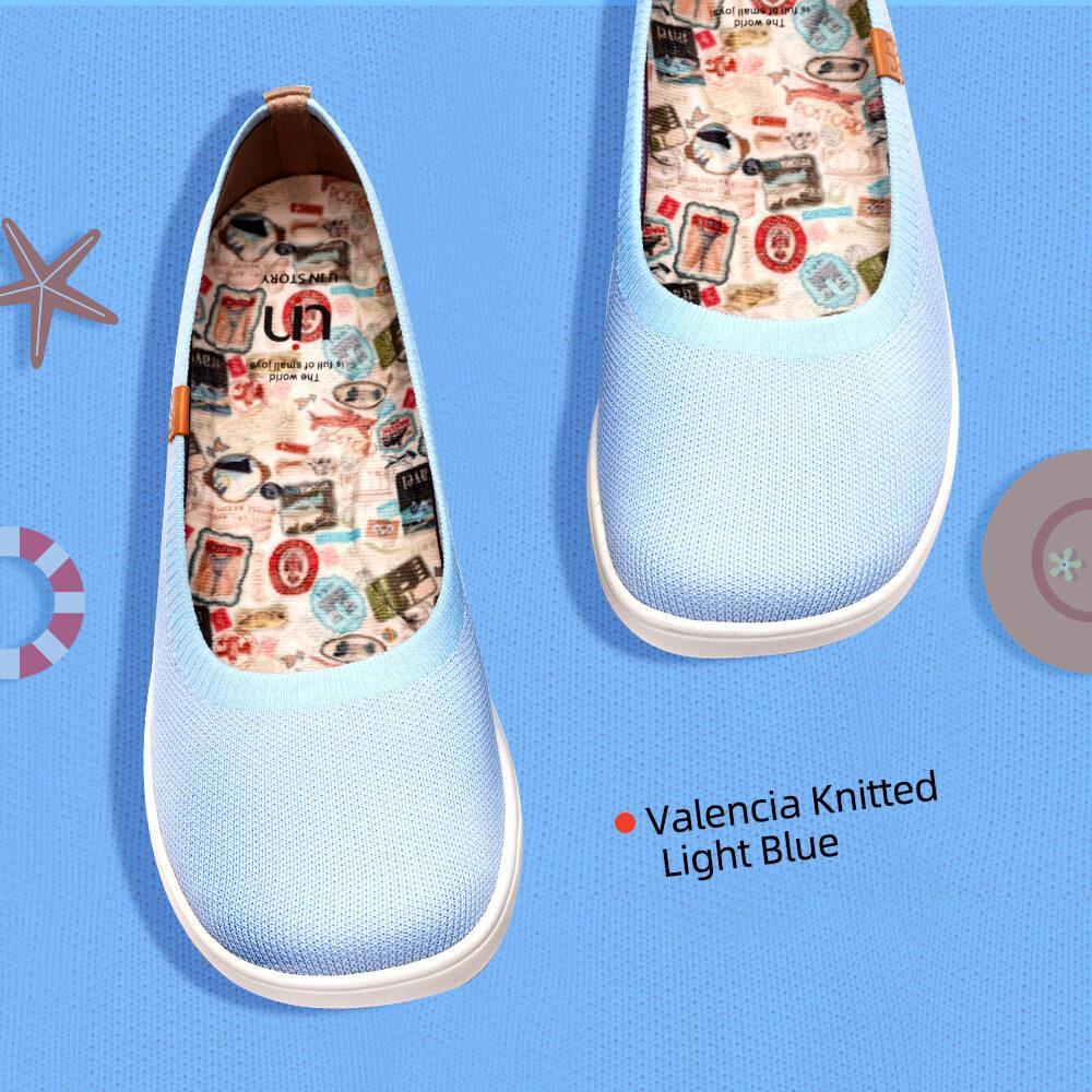 Valencia Knitted Light Blue