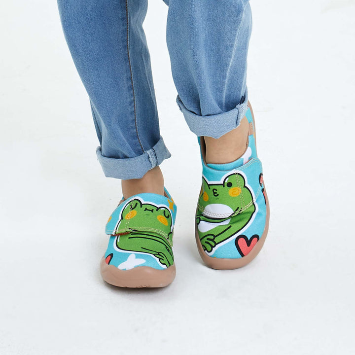 UIN Footwear Kid Froggy Love Toledo I Kid Canvas loafers