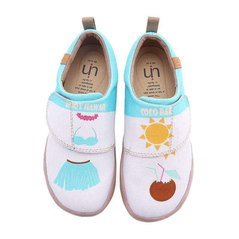 Fun Beach Canvas Loafers for Children Kid UIN Painted Footwear