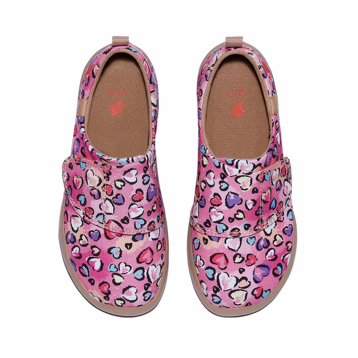 UIN Footwear Kid Hearts for You Toledo I Kid Canvas loafers