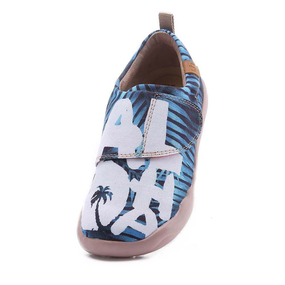 Love Bravely Canvas Flats for Children Kid UIN