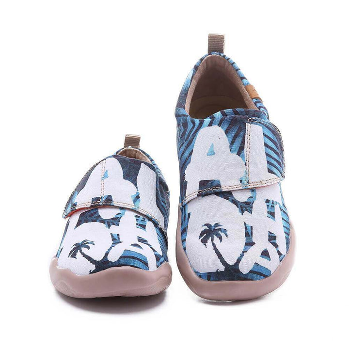 Love Bravely Canvas Flats for Children Kid UIN
