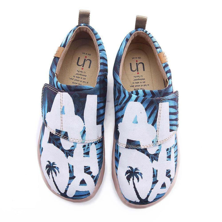 Love Bravely Canvas Flats for Children Kid UIN