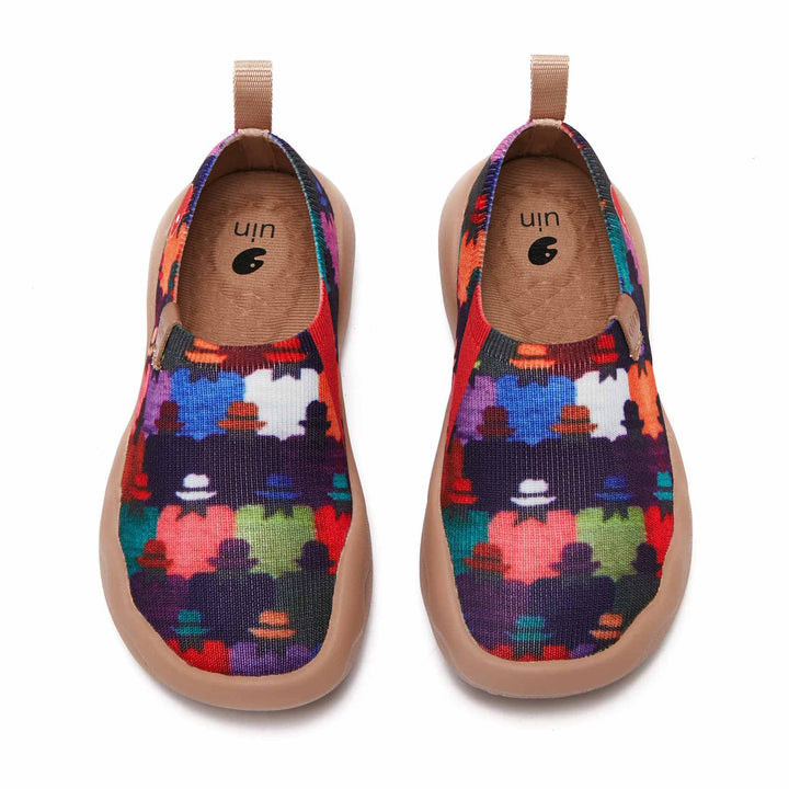 UIN Footwear Kid Panama Hat Kid Canvas loafers