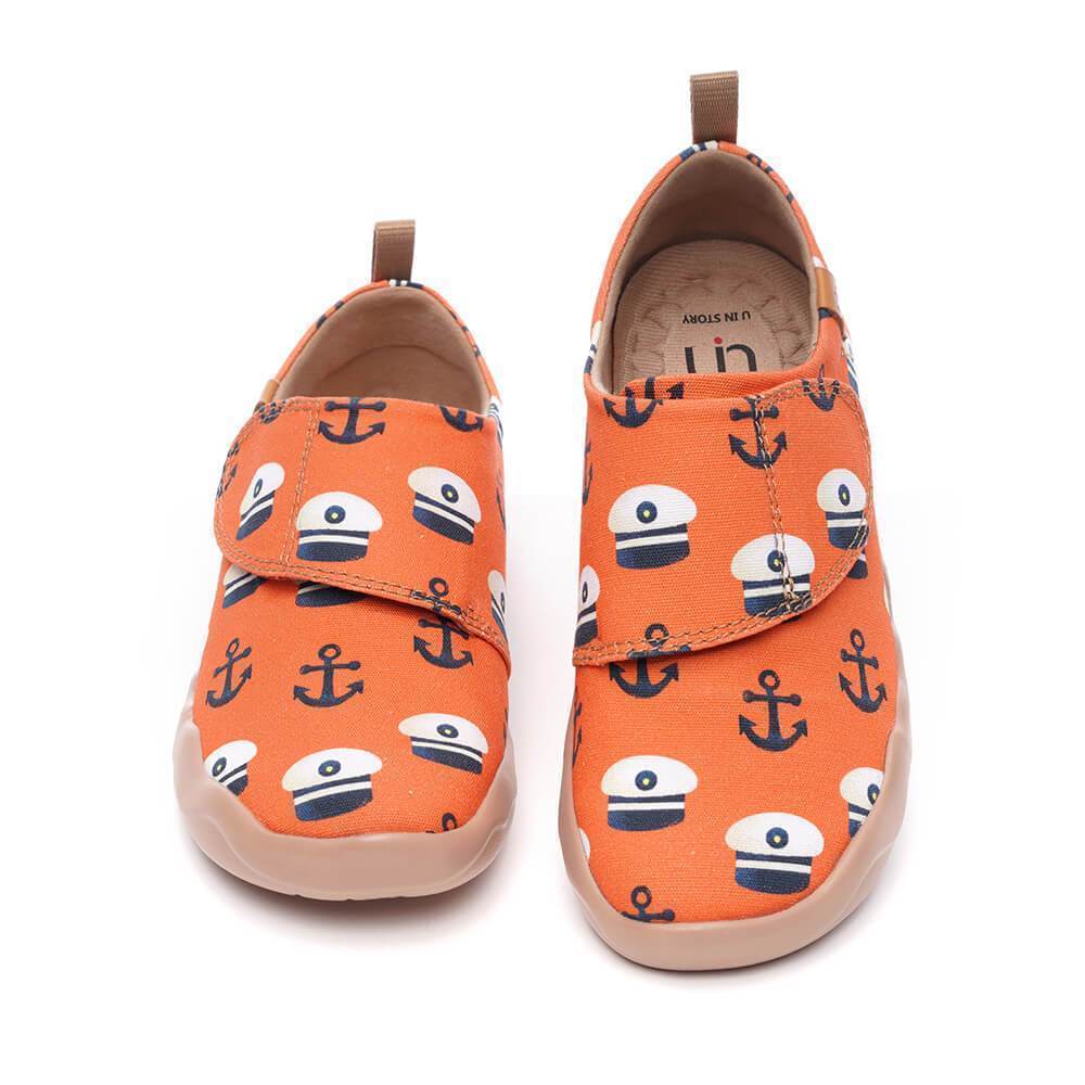 UIN Footwear Kid Sea the World Canvas loafers