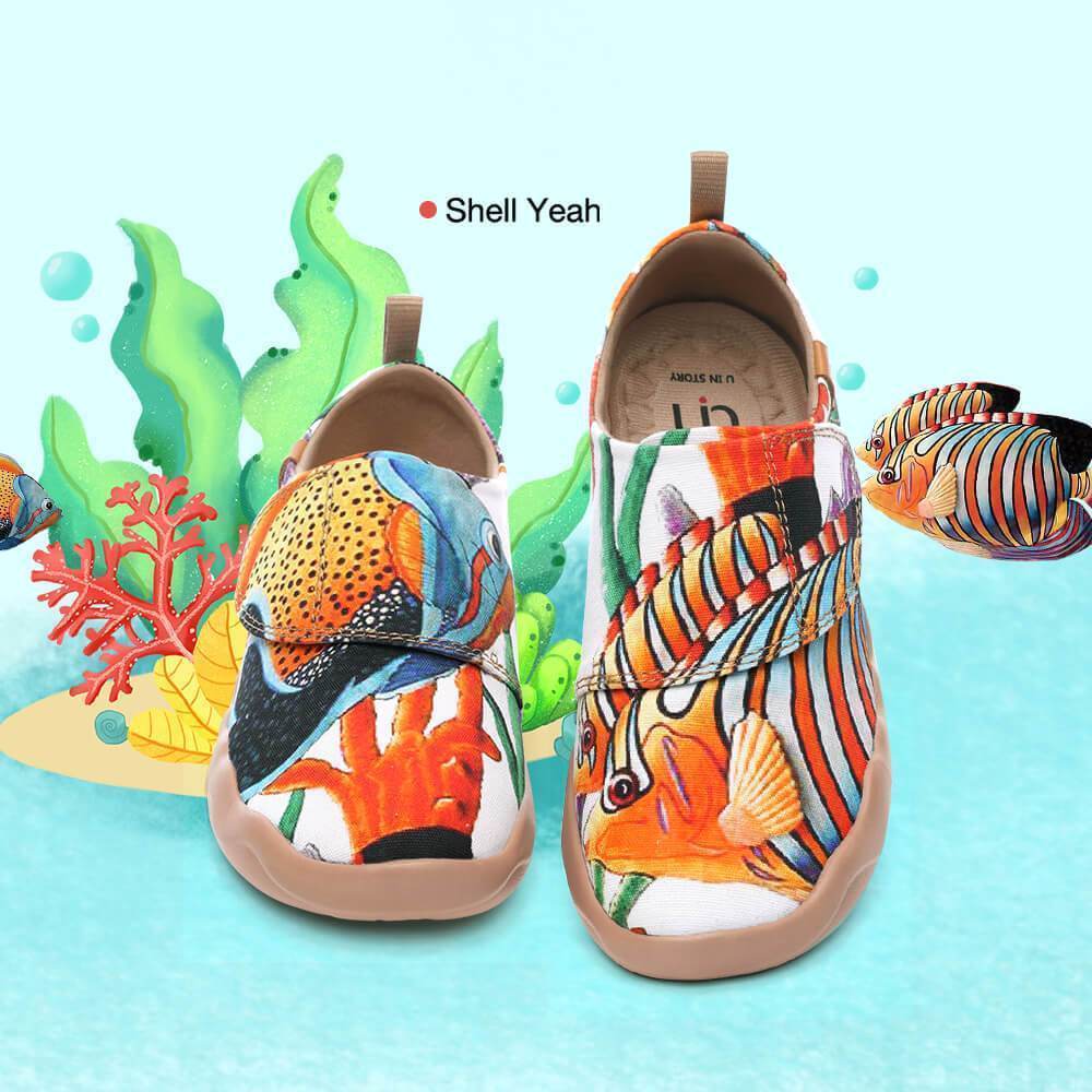 UIN Footwear Kid Shell Yeah Canvas loafers