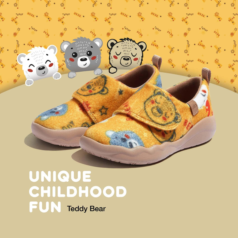 UIN Footwear Kid Teddy Bear Toledo II Kid Canvas loafers
