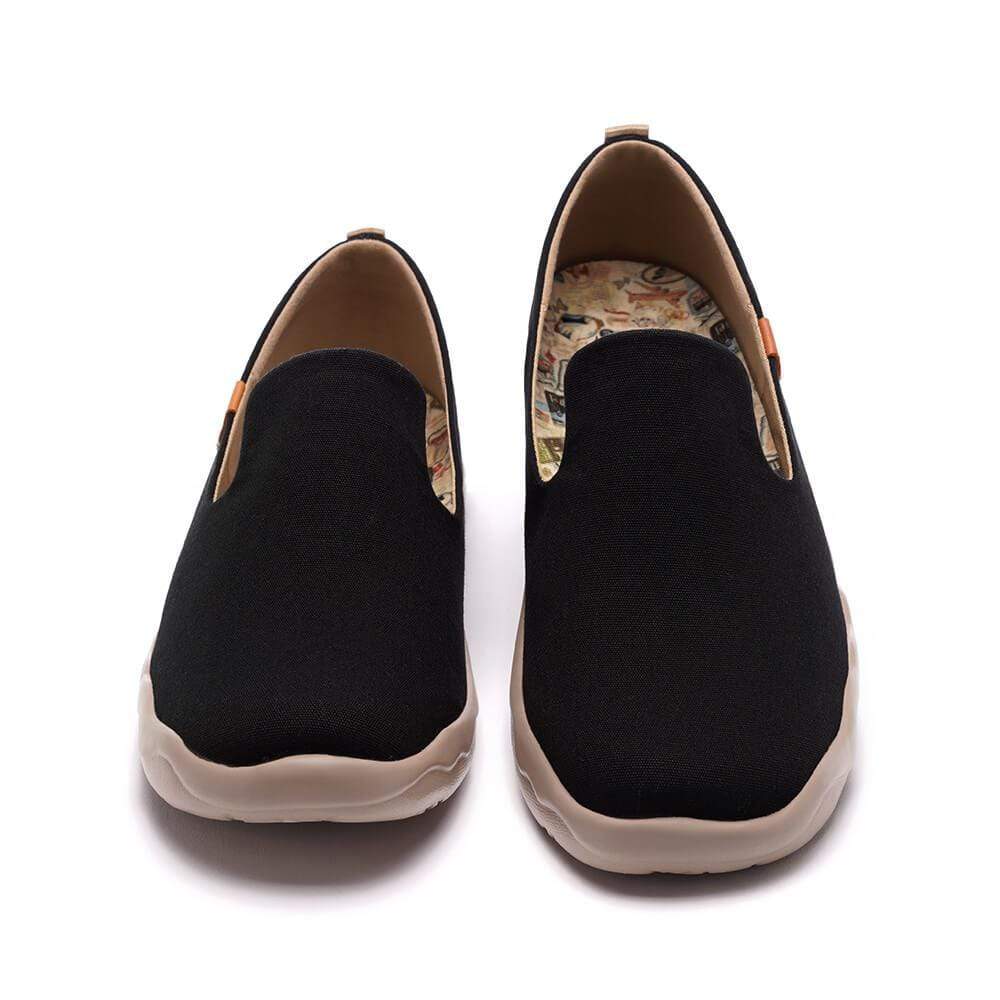UIN Footwear Men Barcelona Canvas Black Canvas loafers