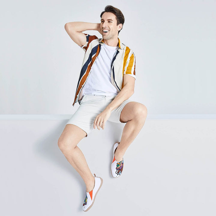 UIN Footwear Men Crazy Growth Canvas loafers