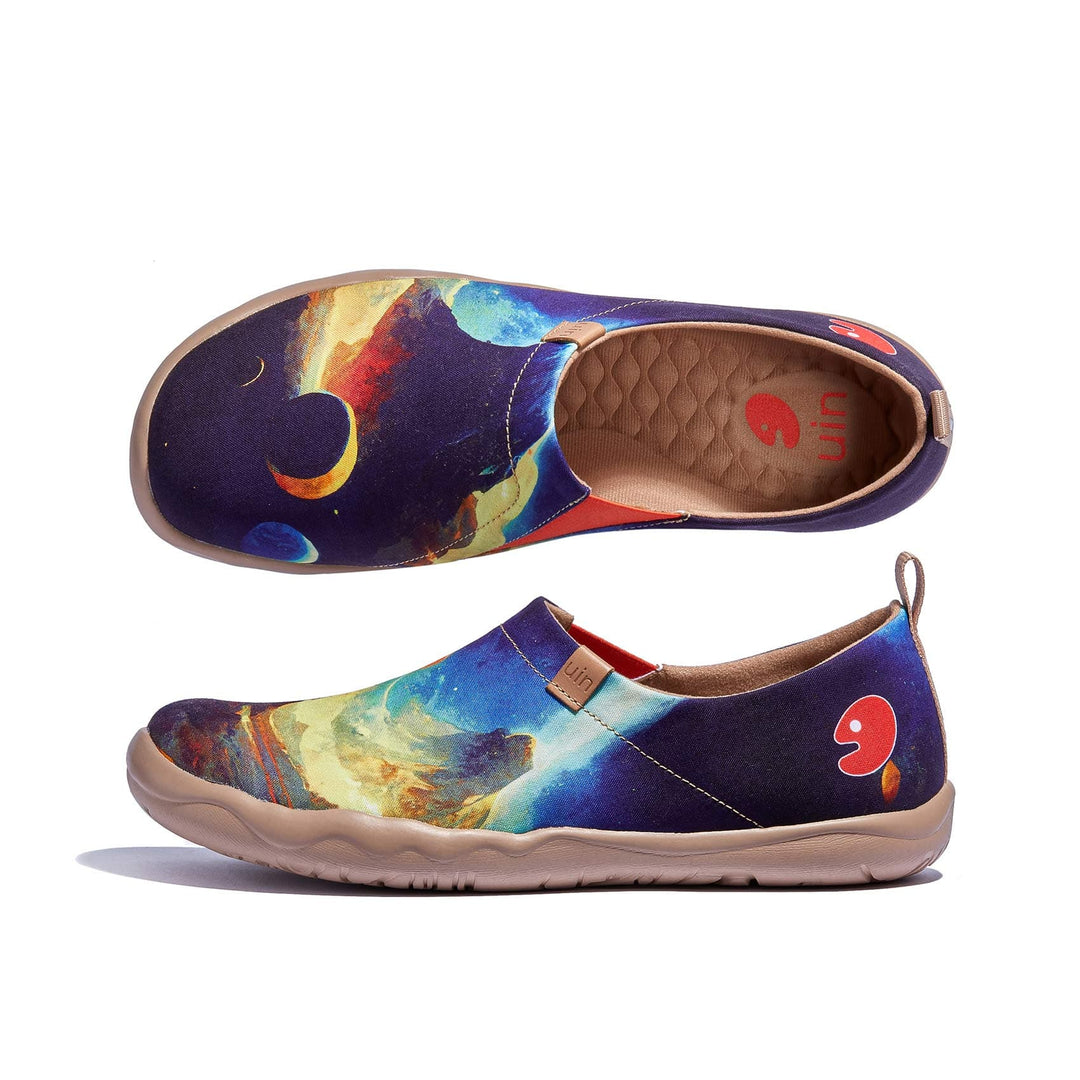 UIN Footwear Men Fantasy Planets Toledo I Men Canvas loafers