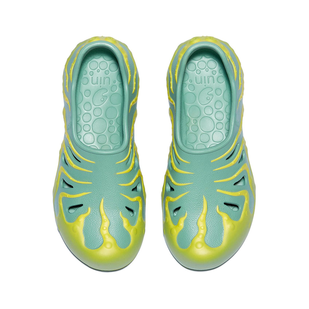 UIN Footwear Men Green Fire Octopus II Men Canvas loafers
