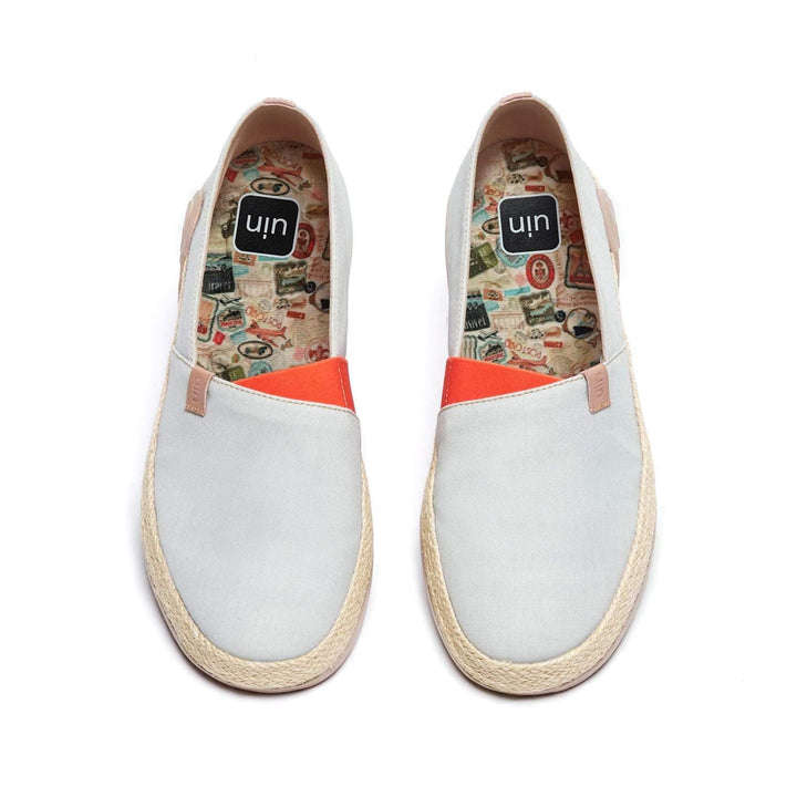 UIN Footwear Men Marbella Creamy-white Men Canvas loafers