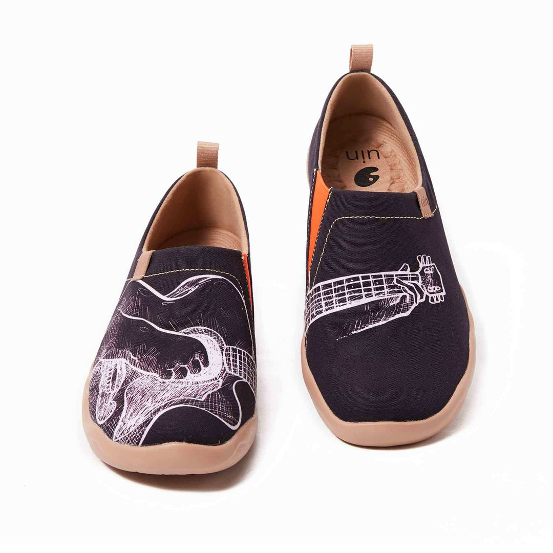 UIN Footwear Men Play the Flamenco Canvas loafers