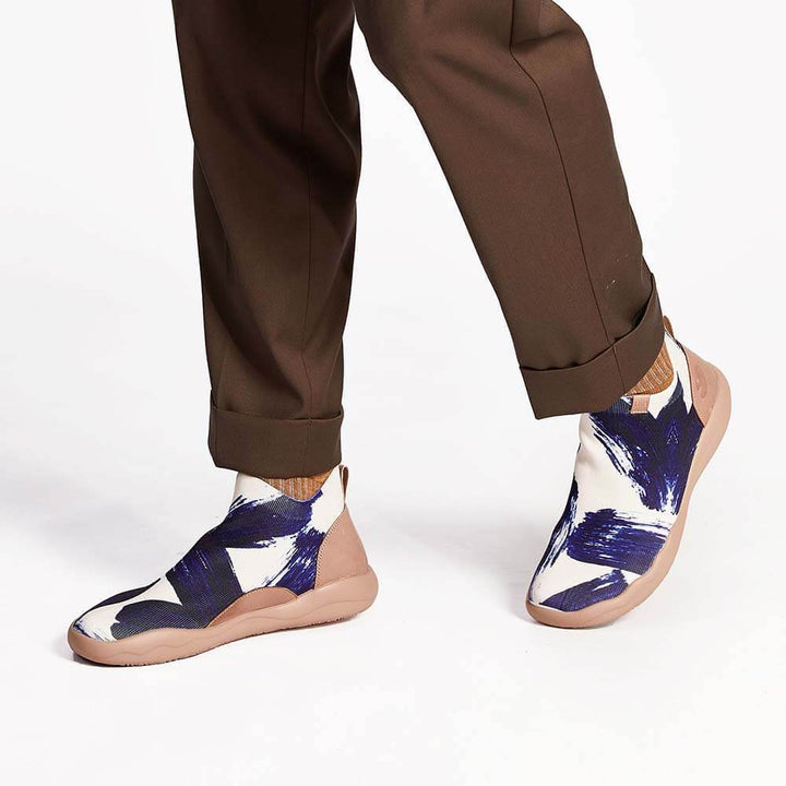 UIN Footwear Men (Pre-sale) Brush Strokes Canvas loafers