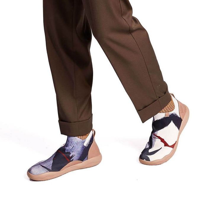 UIN Footwear Men (Pre-sale) Ink Marks Canvas loafers