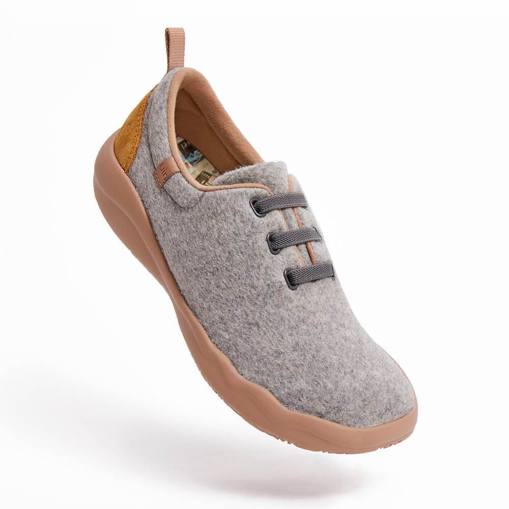 PU Solid Sneakers - Gray | Benetton