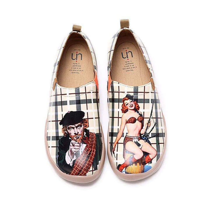 Real Scottish Microfiber Leather Stylish Flats Men UIN