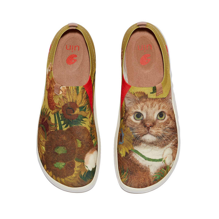 UIN Footwear Men Sunflowers and Cat 3 Toledo X Men Canvas loafers