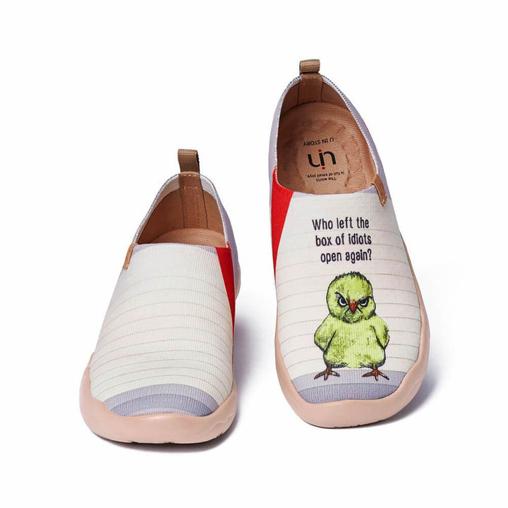 UIN Footwear Women Angry Chicken Canvas loafers