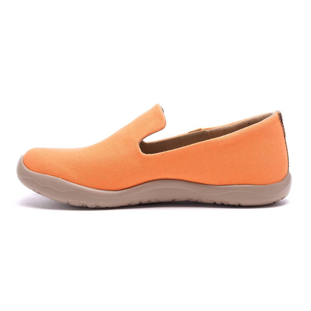 UIN Footwear Women Barcelona Canvas Orange Canvas loafers