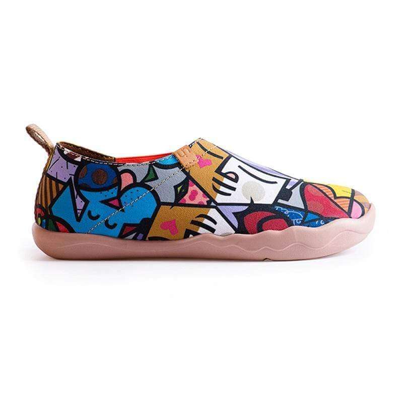 DREAMY CAT Lady Canvas Slip-ons Women UIN