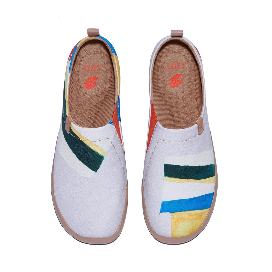 UIN Footwear Women Collage Color Toledo I Women Canvas loafers