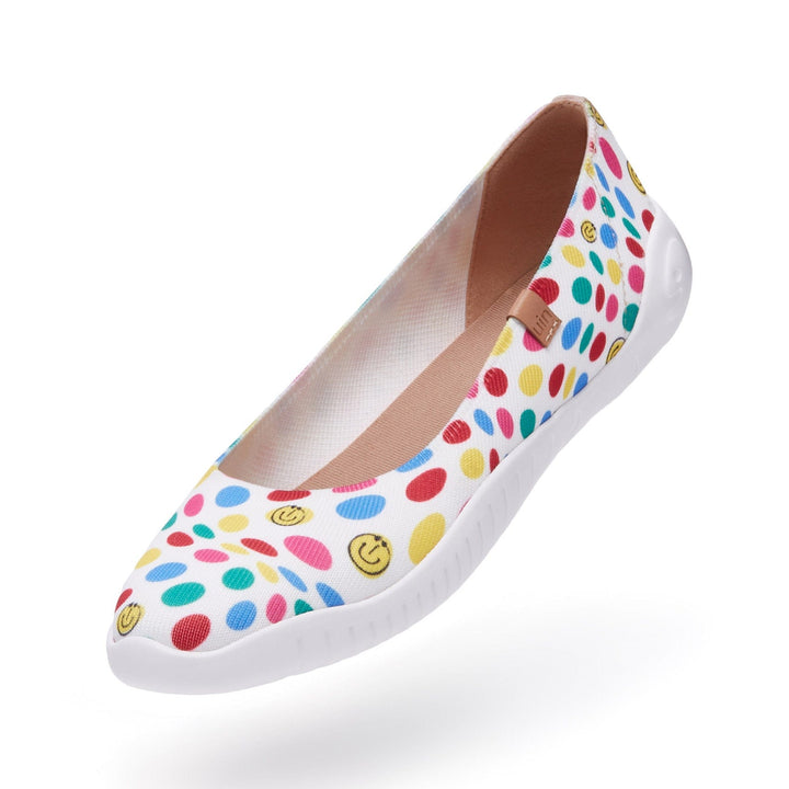UIN Footwear Women Dotted Joy 3 Minorca III Women Canvas loafers