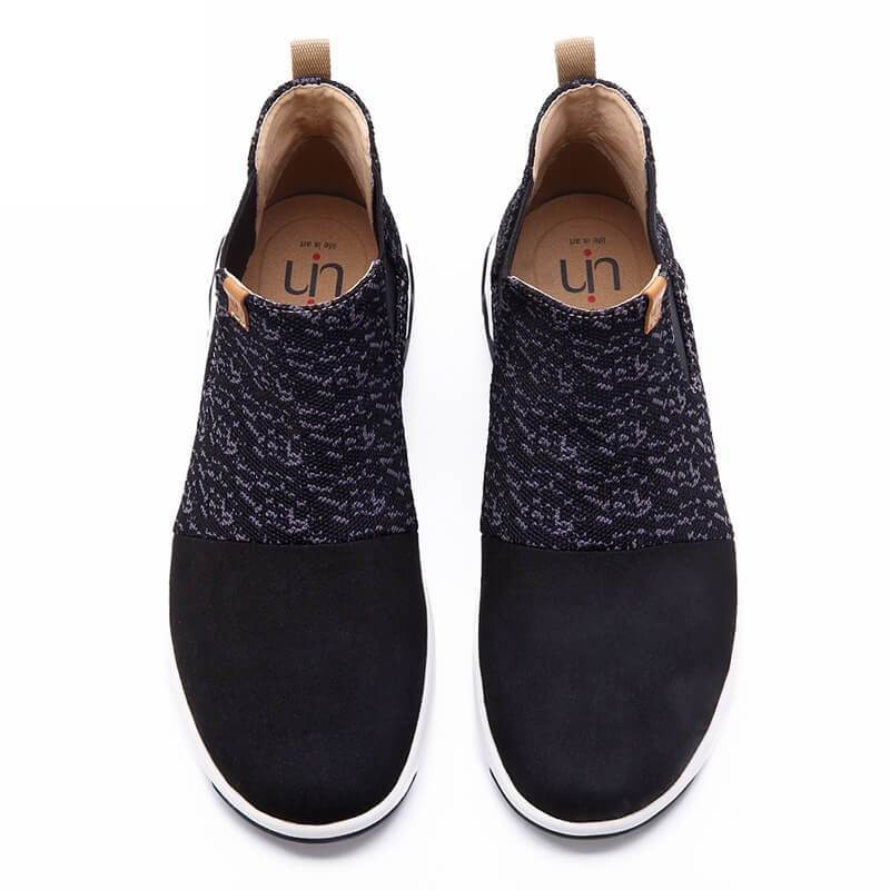 UIN Footwear Women Dr Ken Black Canvas loafers