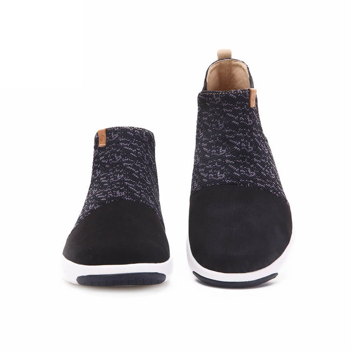 UIN Footwear Women Dr Ken Black Canvas loafers
