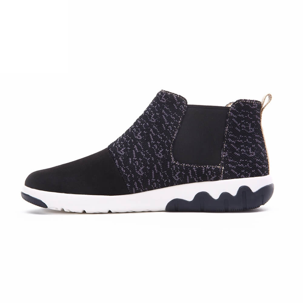 UIN Footwear Women Dr Ken Black Canvas loafers