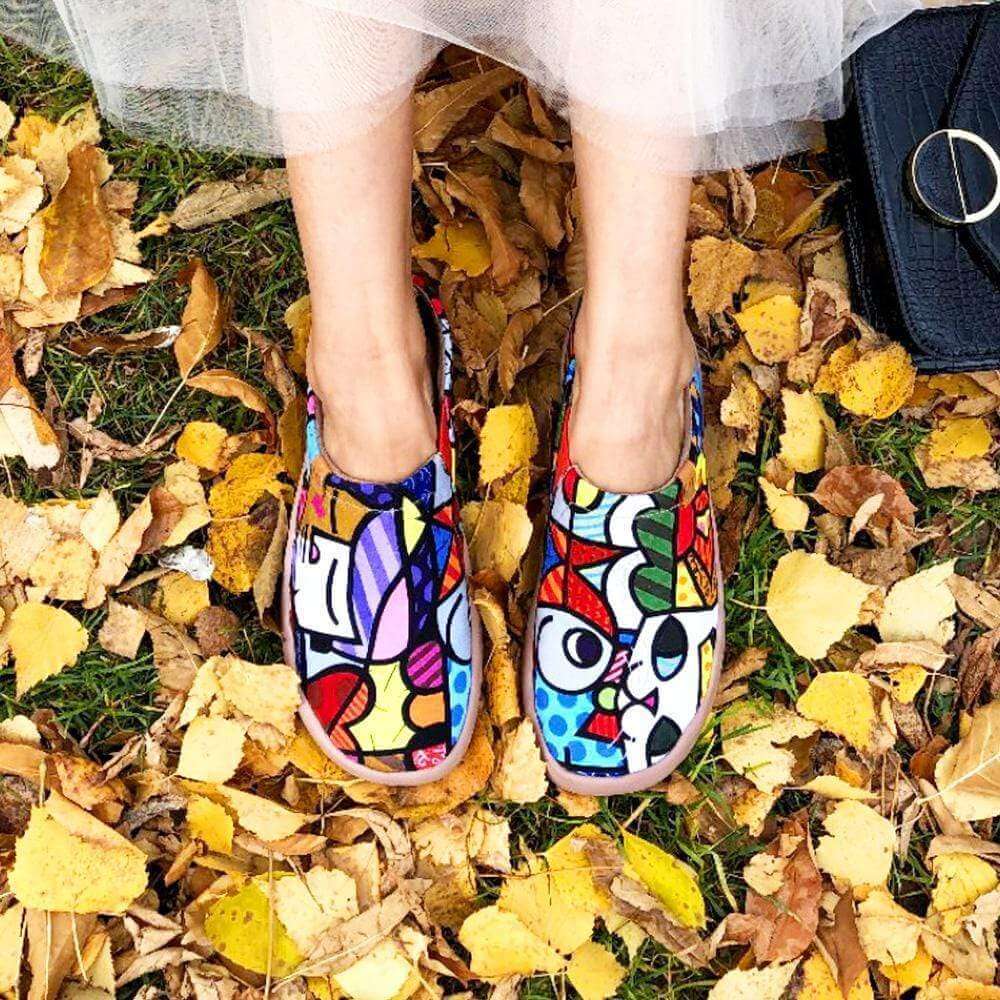 DREAMY CAT Lady Canvas Slip-ons Women UIN