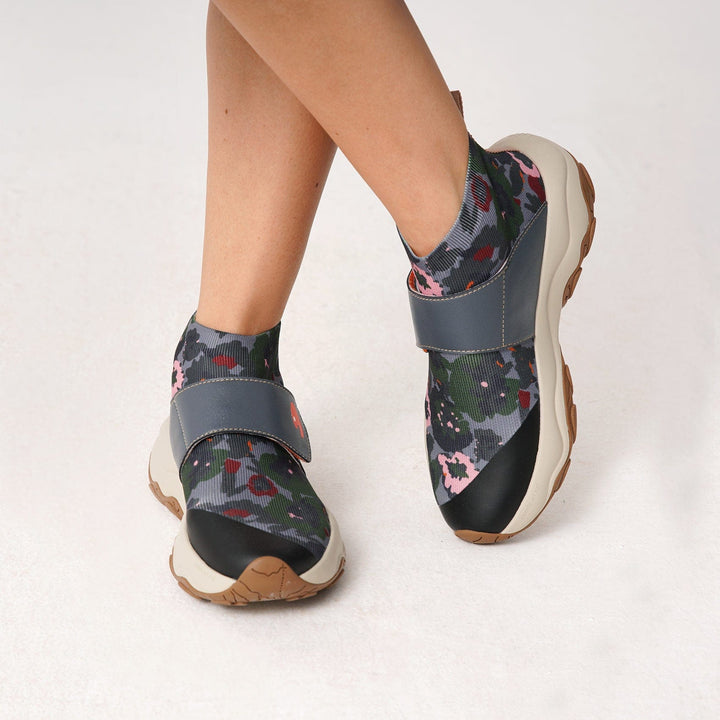 UIN Footwear Women Dye-Grey Green Cazorla II Women Canvas loafers