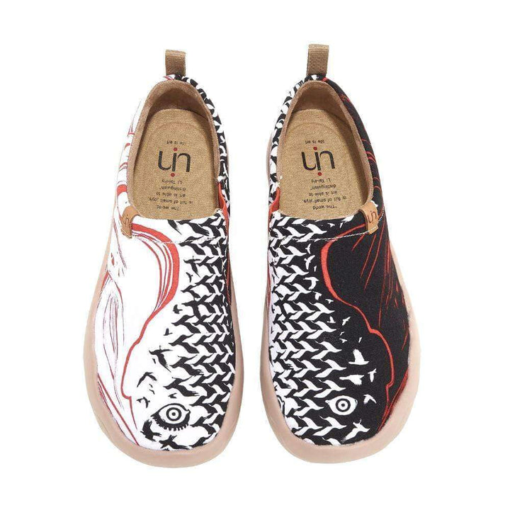 EMILY ABSTRACT Art Painted Shoes Women UIN