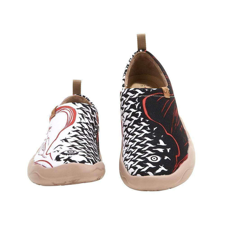 EMILY ABSTRACT Art Painted Shoes Women UIN