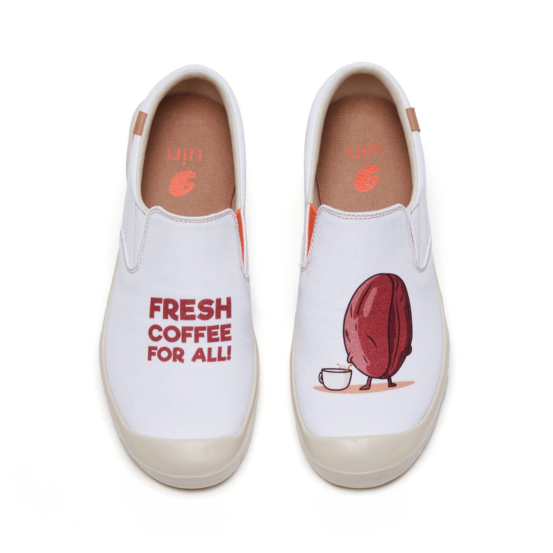 UIN Footwear Women Fresh Coffee Cadiz I Women Canvas loafers