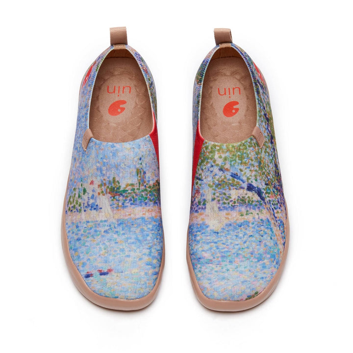 UIN Footwear Women Georges Seurat The Seine seen from La Grande Jatte Women Canvas loafers