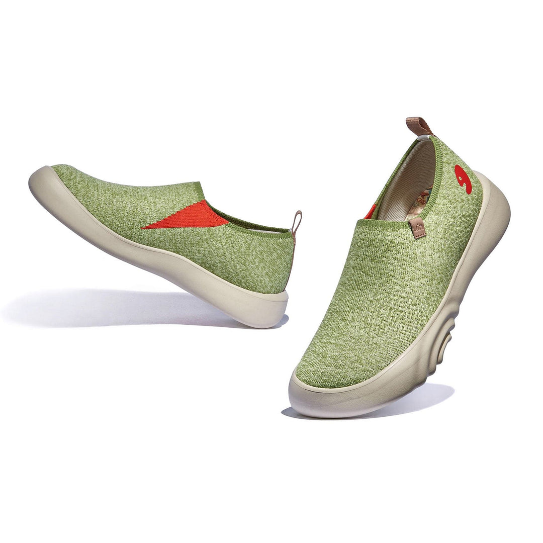 UIN Footwear Women Grass Green Toledo XV Women Canvas loafers
