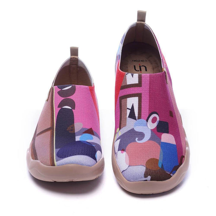 UIN Footwear Women LAS MENINAS Women Canvas Art Shoes Canvas loafers