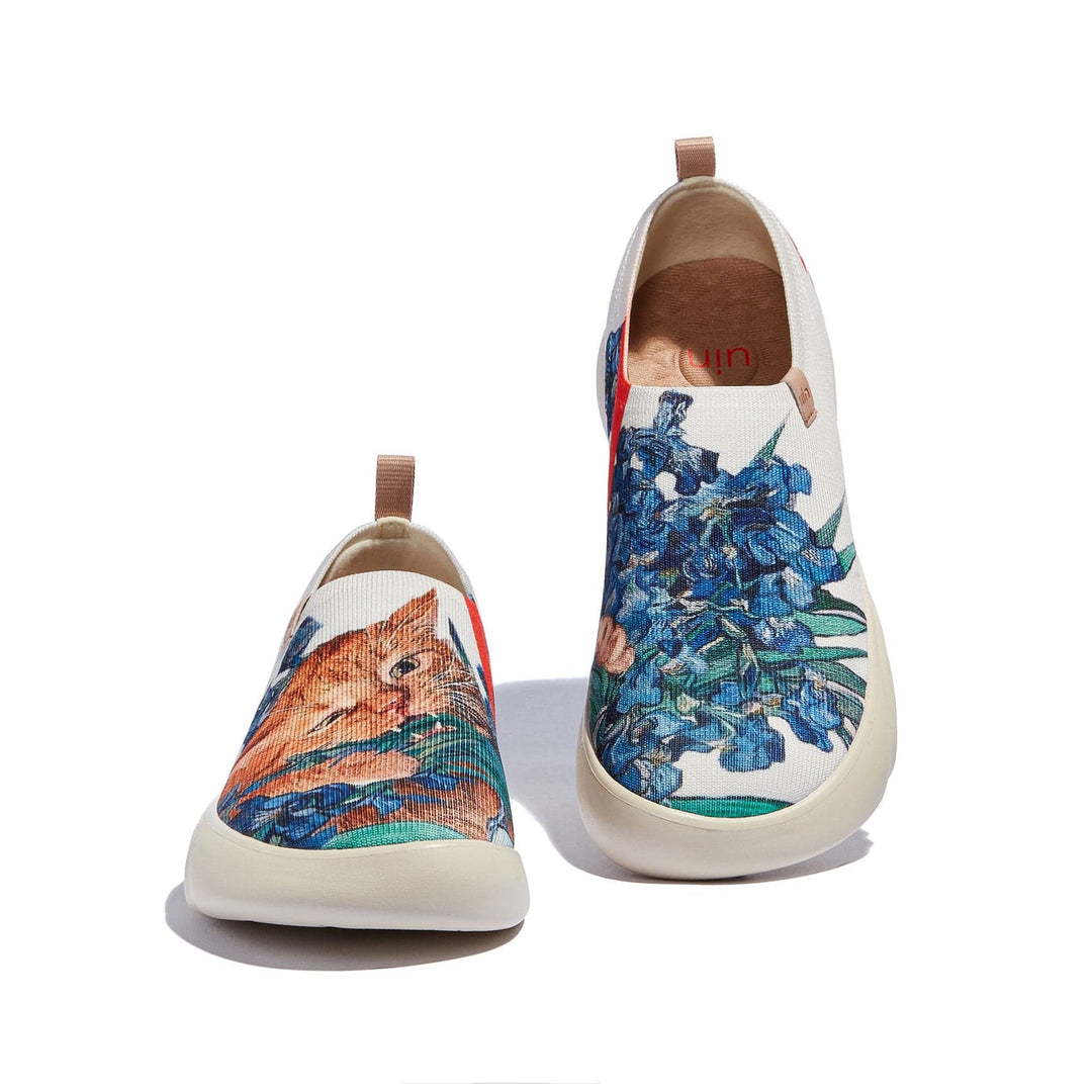 UIN Footwear Women Love Irises' Smell 3 Toledo XV Women Canvas loafers