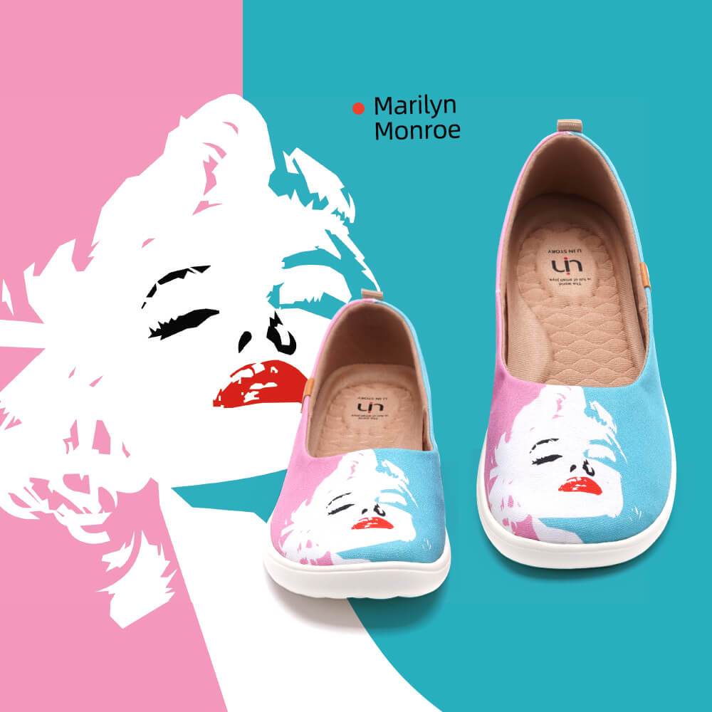 UIN Footwear Women Marilyn Monroe Canvas loafers