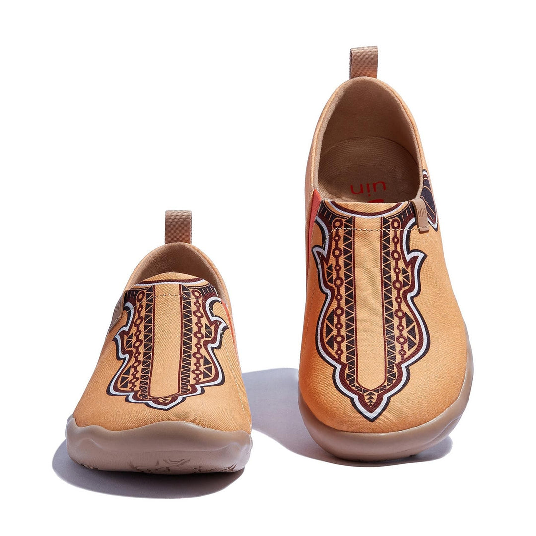 UIN Footwear Women Middle Eastern Symbols Toledo I Women Canvas loafers