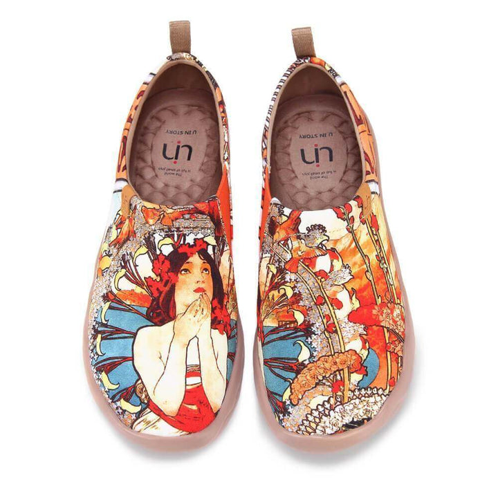 MONACAN GIRL Artistic Lady Flats Women UIN