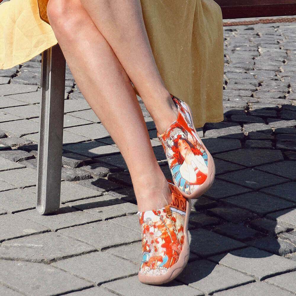 MONACAN GIRL Artistic Lady Flats Women UIN