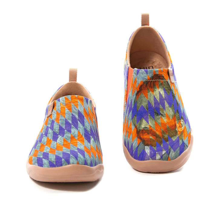 UIN Footwear Women My Van Gogh Canvas loafers